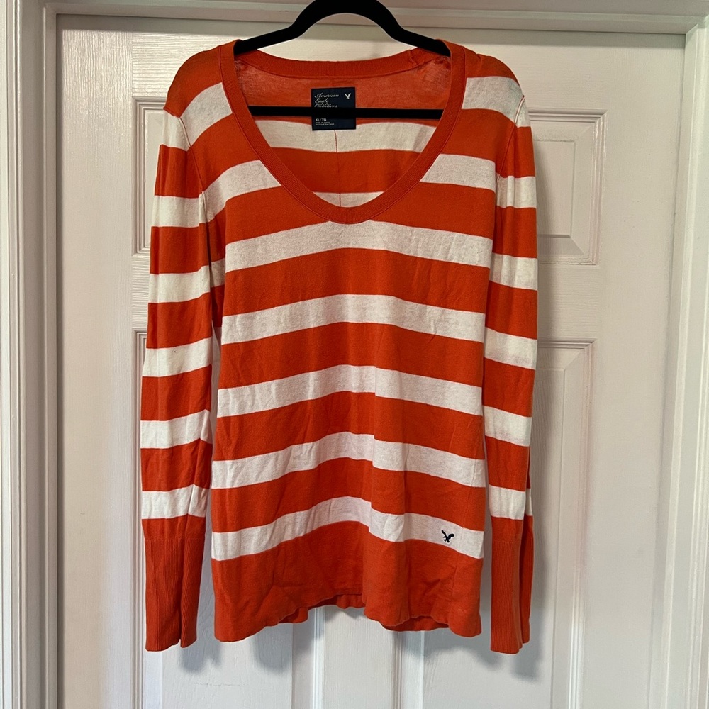 American Eagle XL orange long sleeve